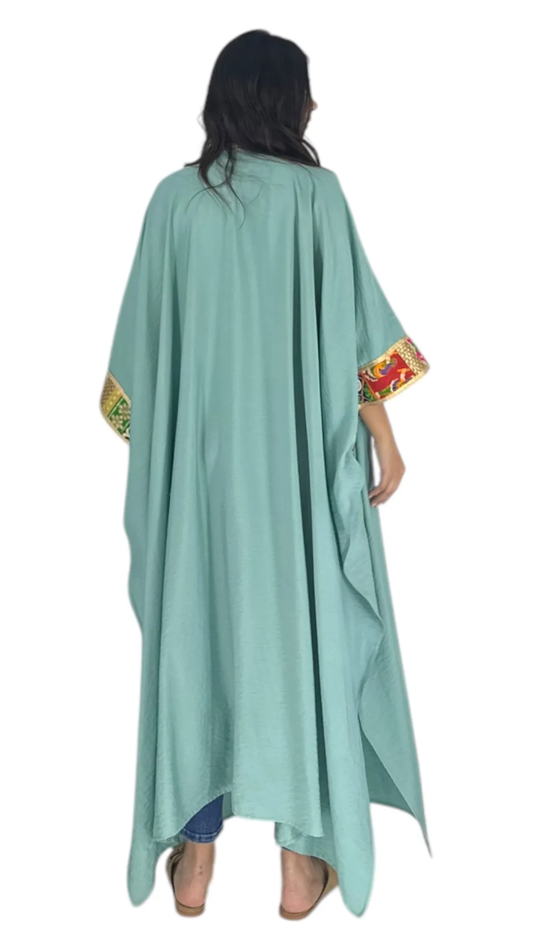 Nadia green abaya