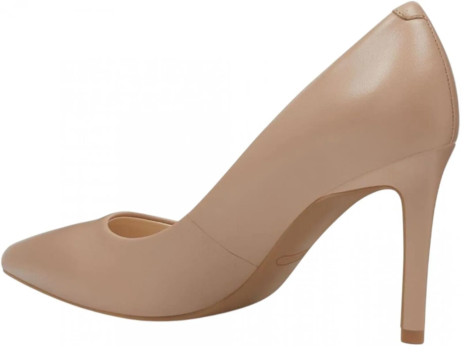 Nine West Women's Stiletto Heels Etta Pumps ETTANUDE Tan Brown 6.5M