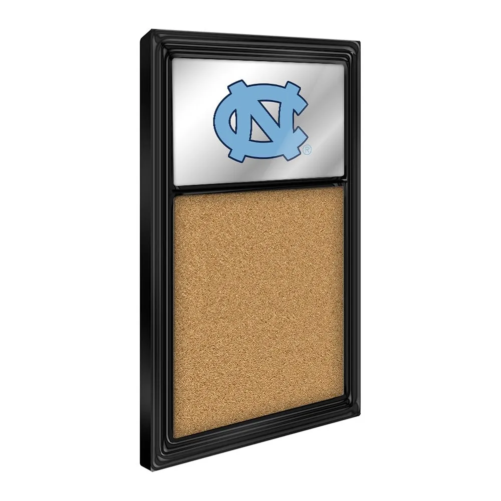 North Carolina Tar Heels: Mirrored Cork Note Board
