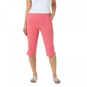 NWT Denim & Co. How Timeless Stretch Twill 2 Pocket Pedal Pushers. A70851 XS