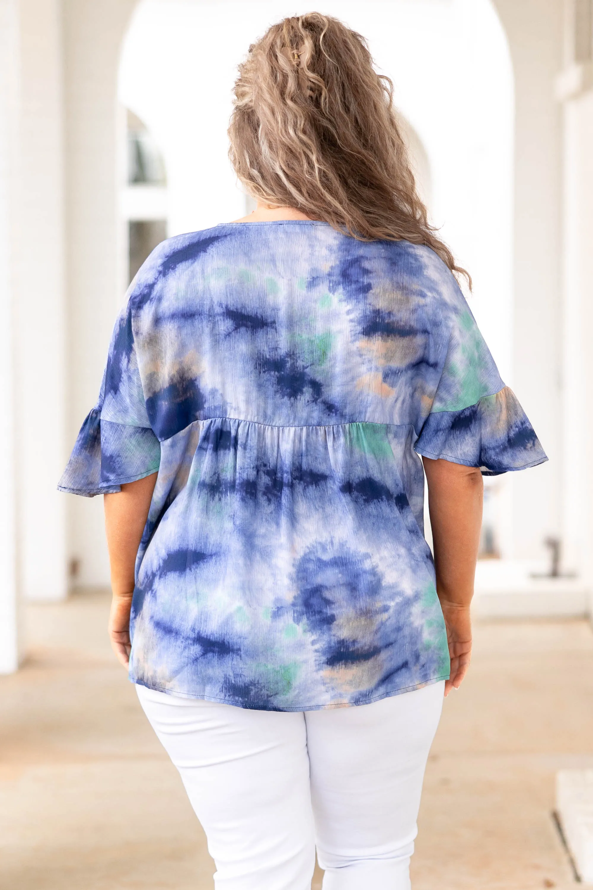 Ocean Eyes Top, Blue