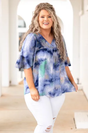 Ocean Eyes Top, Blue
