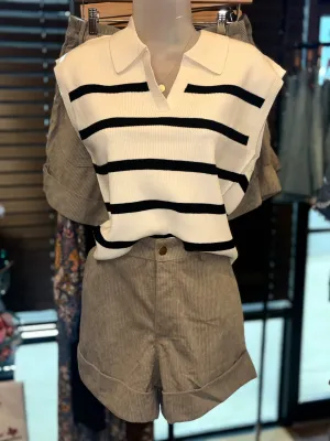 Olive Corduroy Shorts