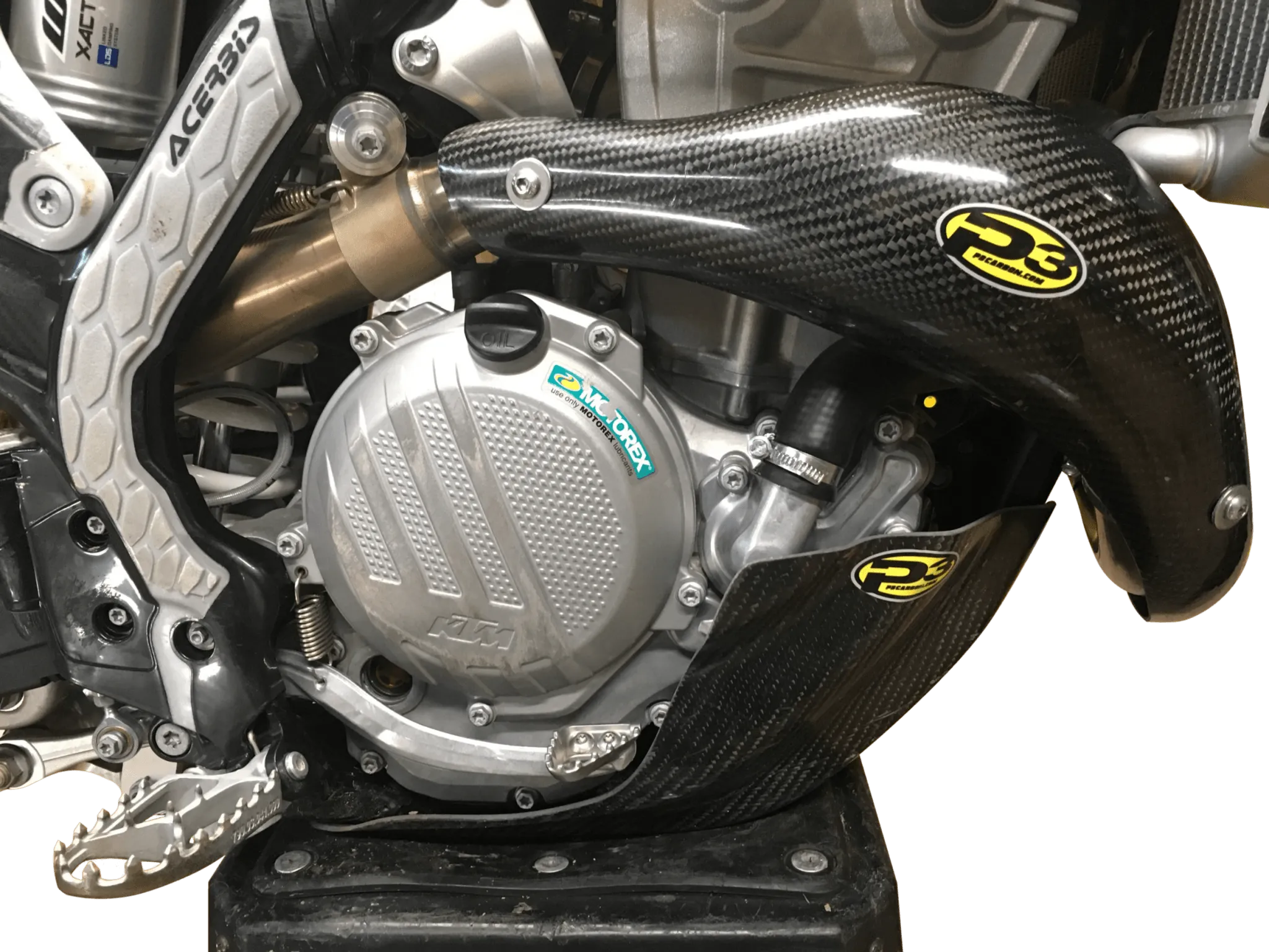 P3 201101 Carbon Fiber Header Heat Shield