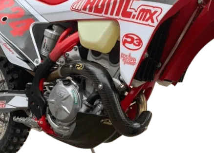 P3 204003 Carbon Fiber Header Heat Shield