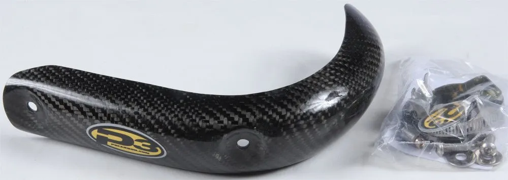 P3 206054 Carbon Fiber Header Heat Shield