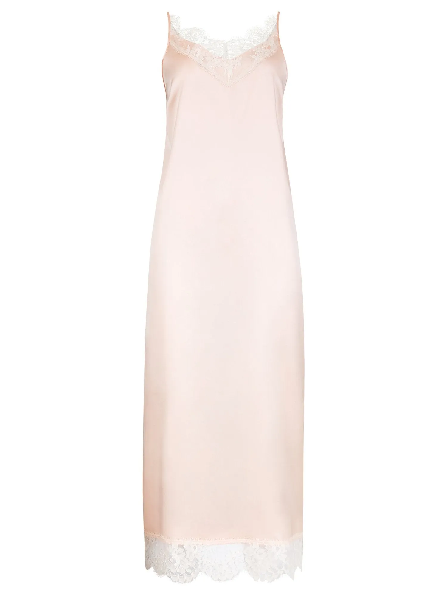 Parasol Rose Lana Midi Silk Night Dress