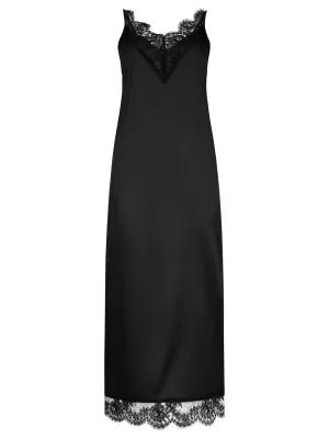 Parasol Rose Lana Midi Silk Night Dress