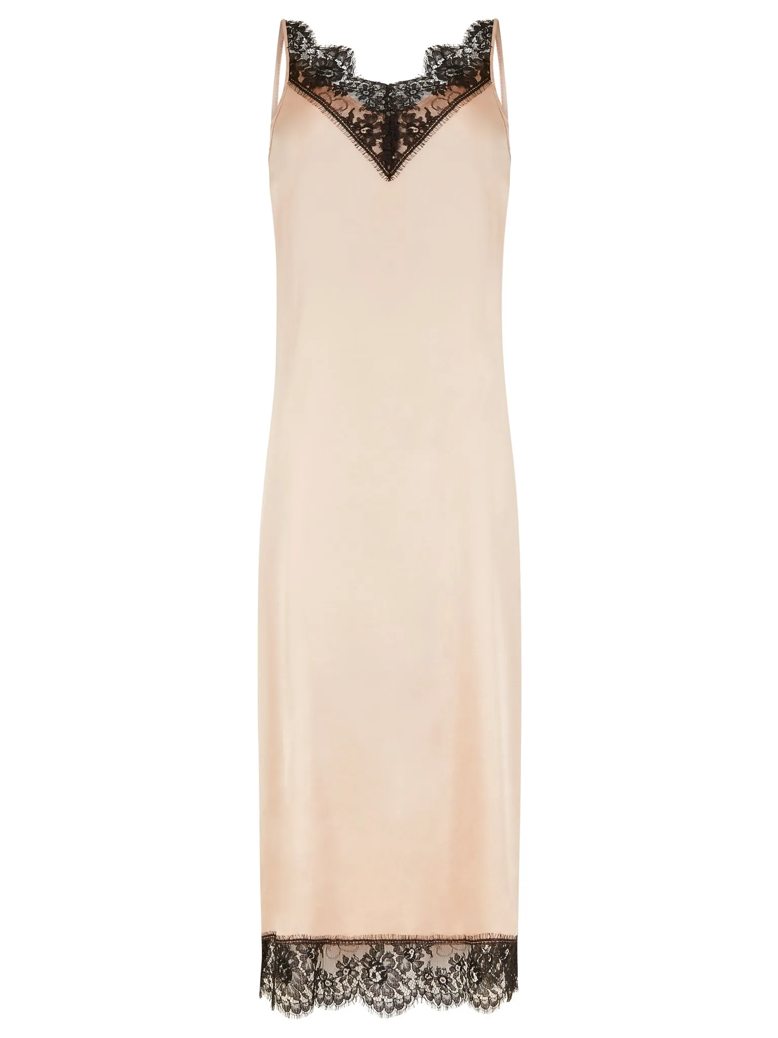 Parasol Rose Lana Midi Silk Night Dress
