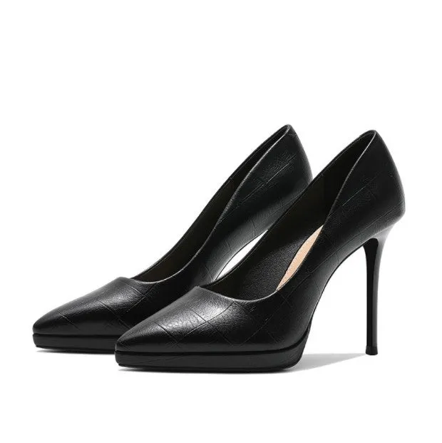 Petite Size Pointy Platform High Heels GS34