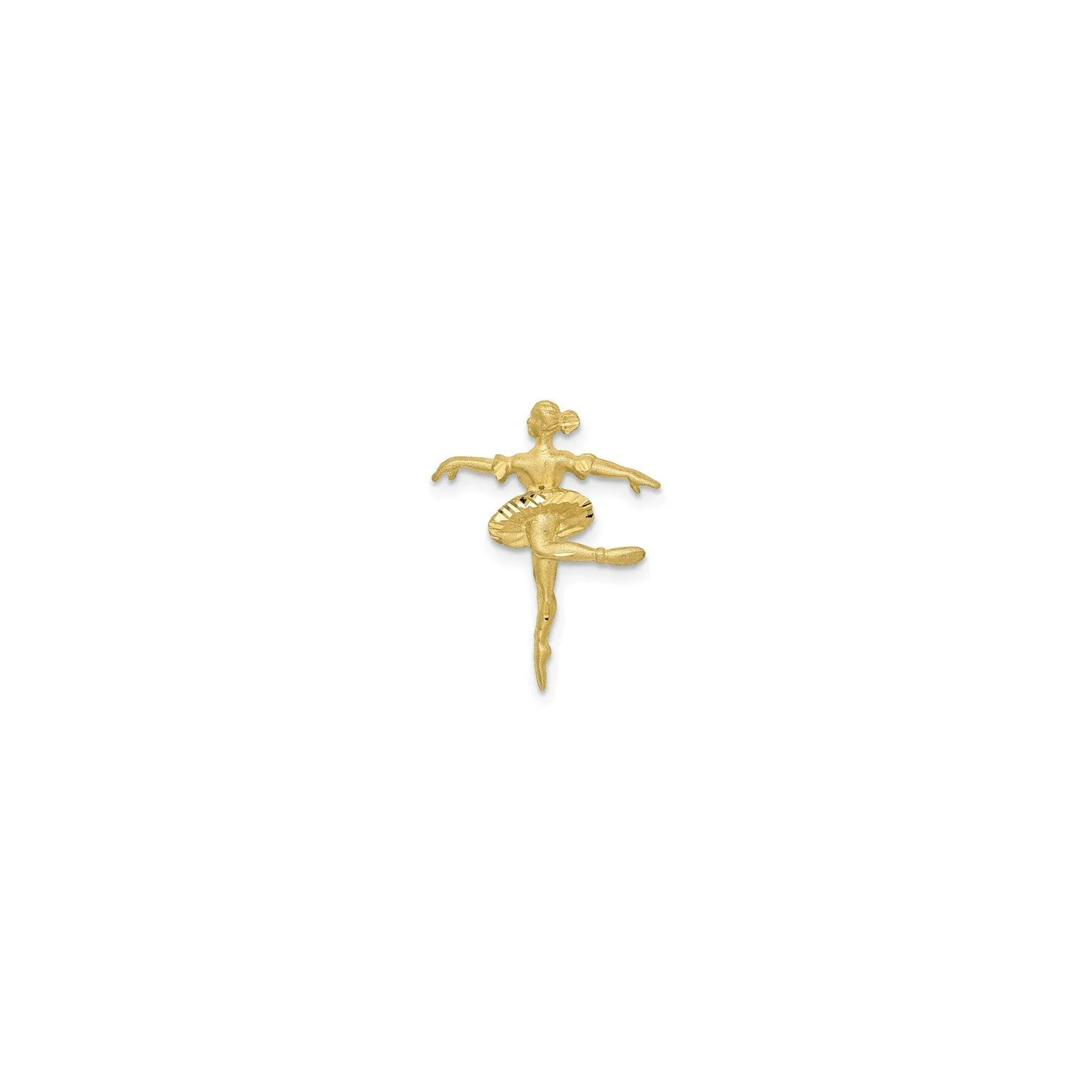 Pirouetting Ballerina Pendant (14K)
