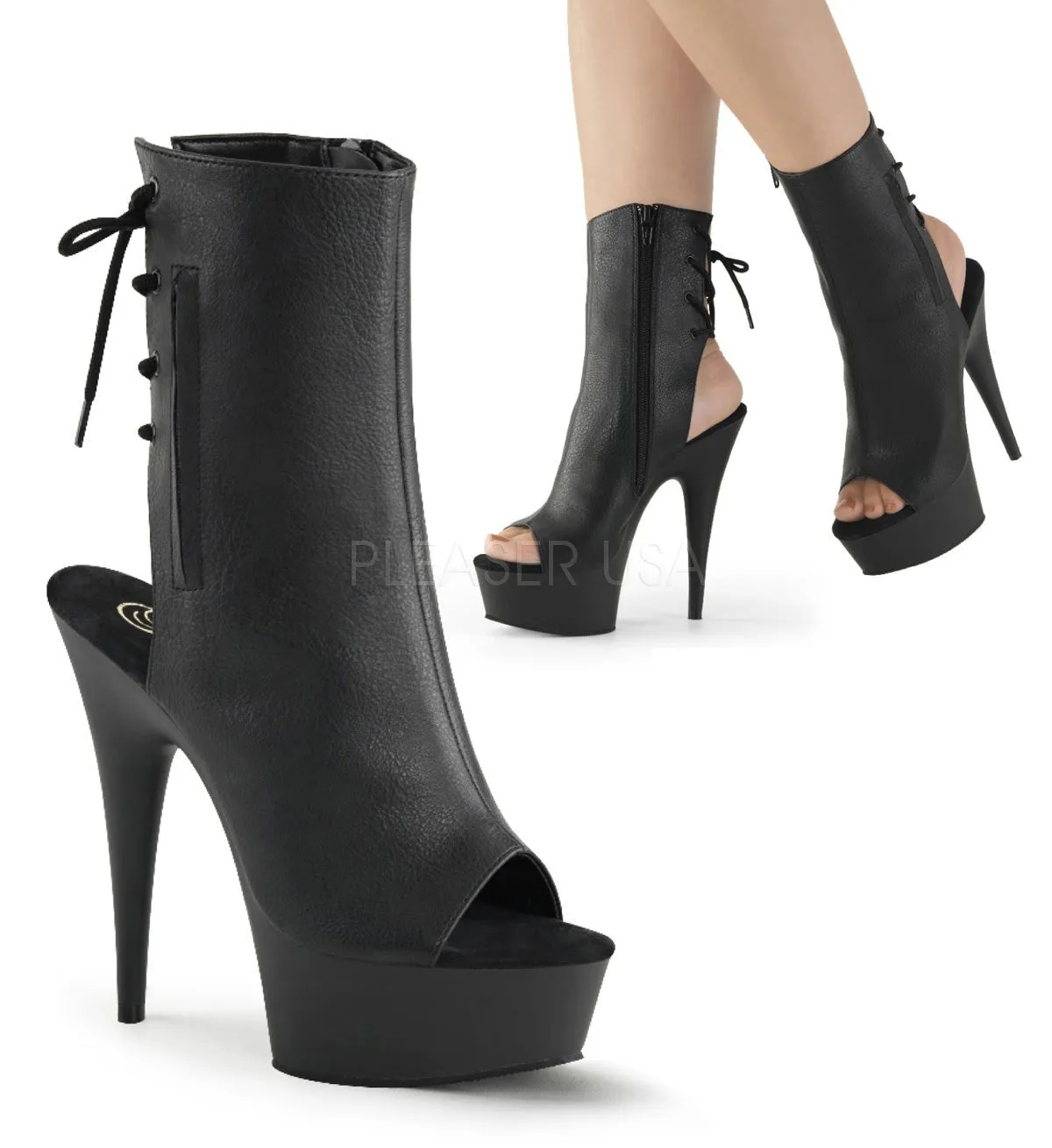 Pleaser Delight 1018 Black Matte
