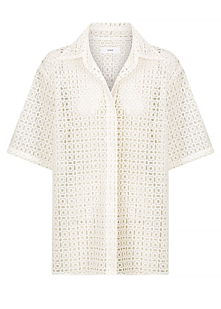 Pointed Collar Shirt