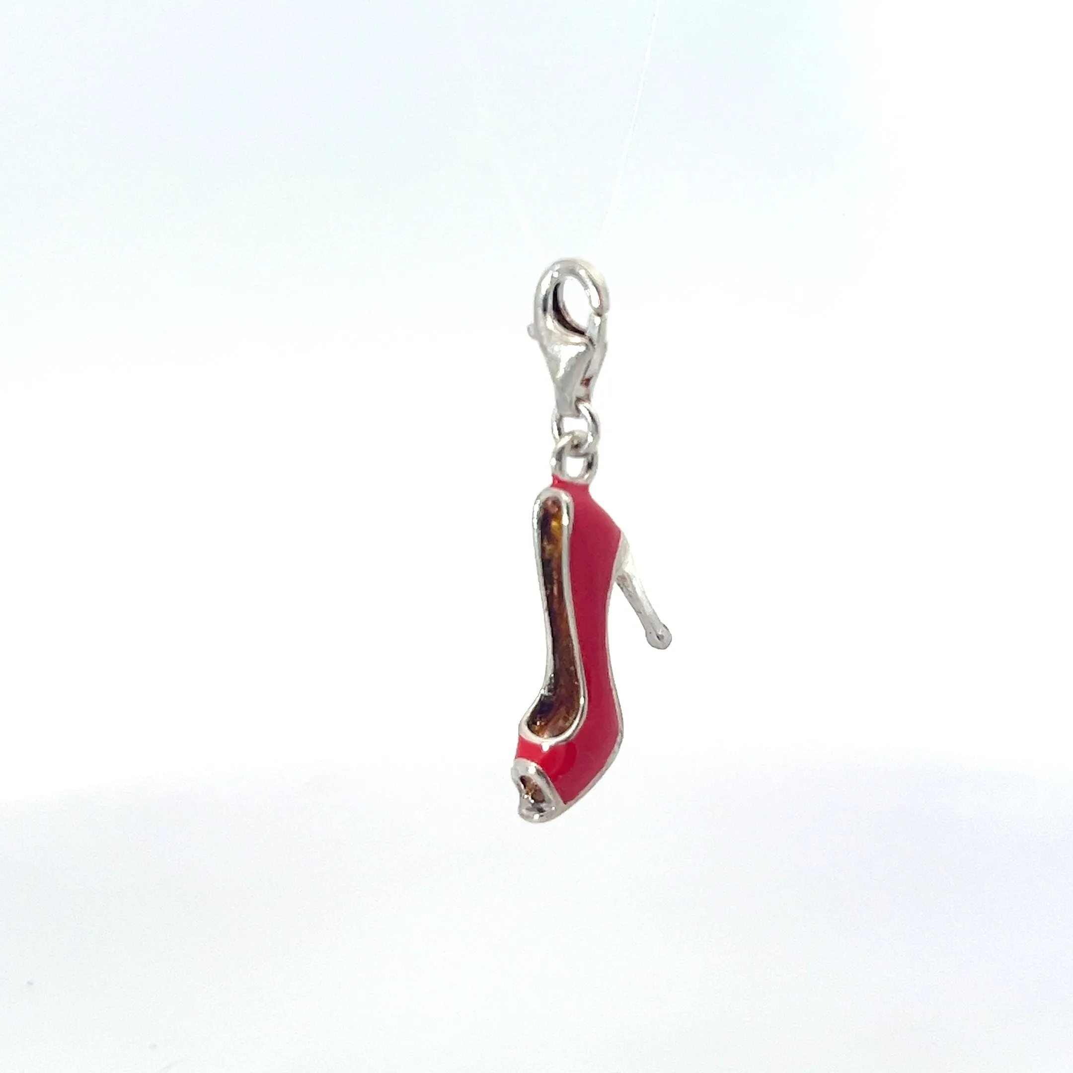 Pre-Owned Thomas Sabo 925 Red Enamel Stiletto Charm