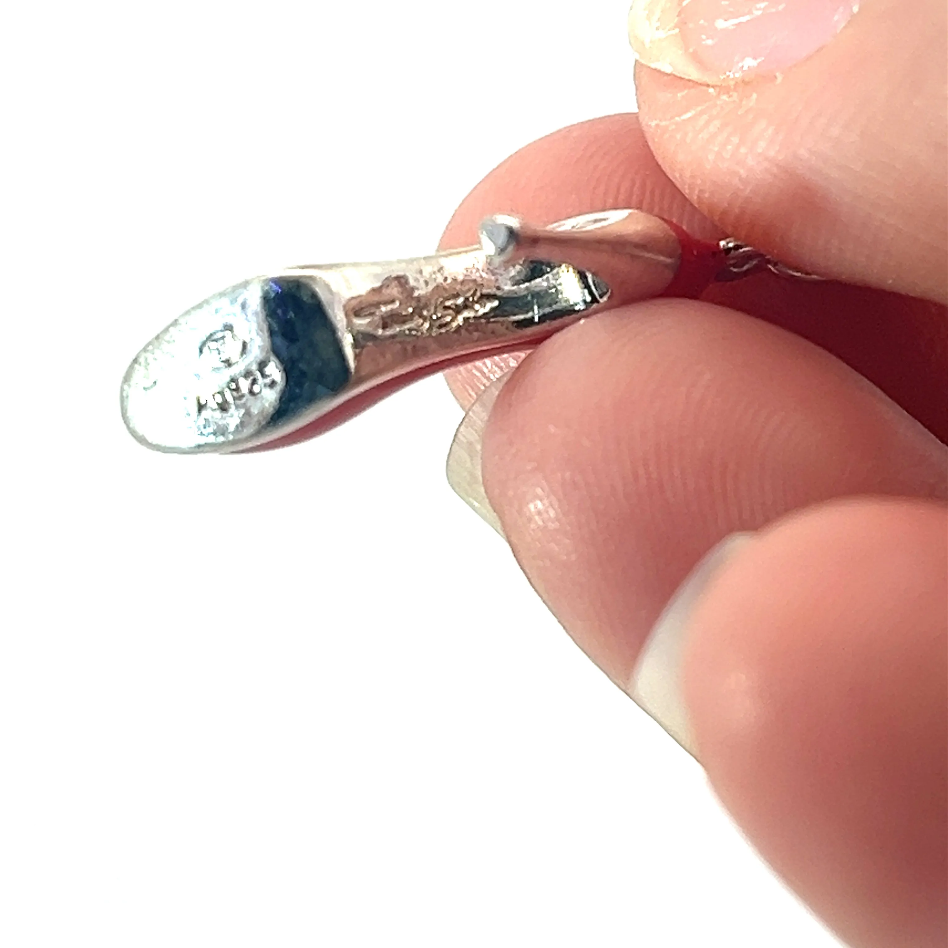 Pre-Owned Thomas Sabo 925 Red Enamel Stiletto Charm