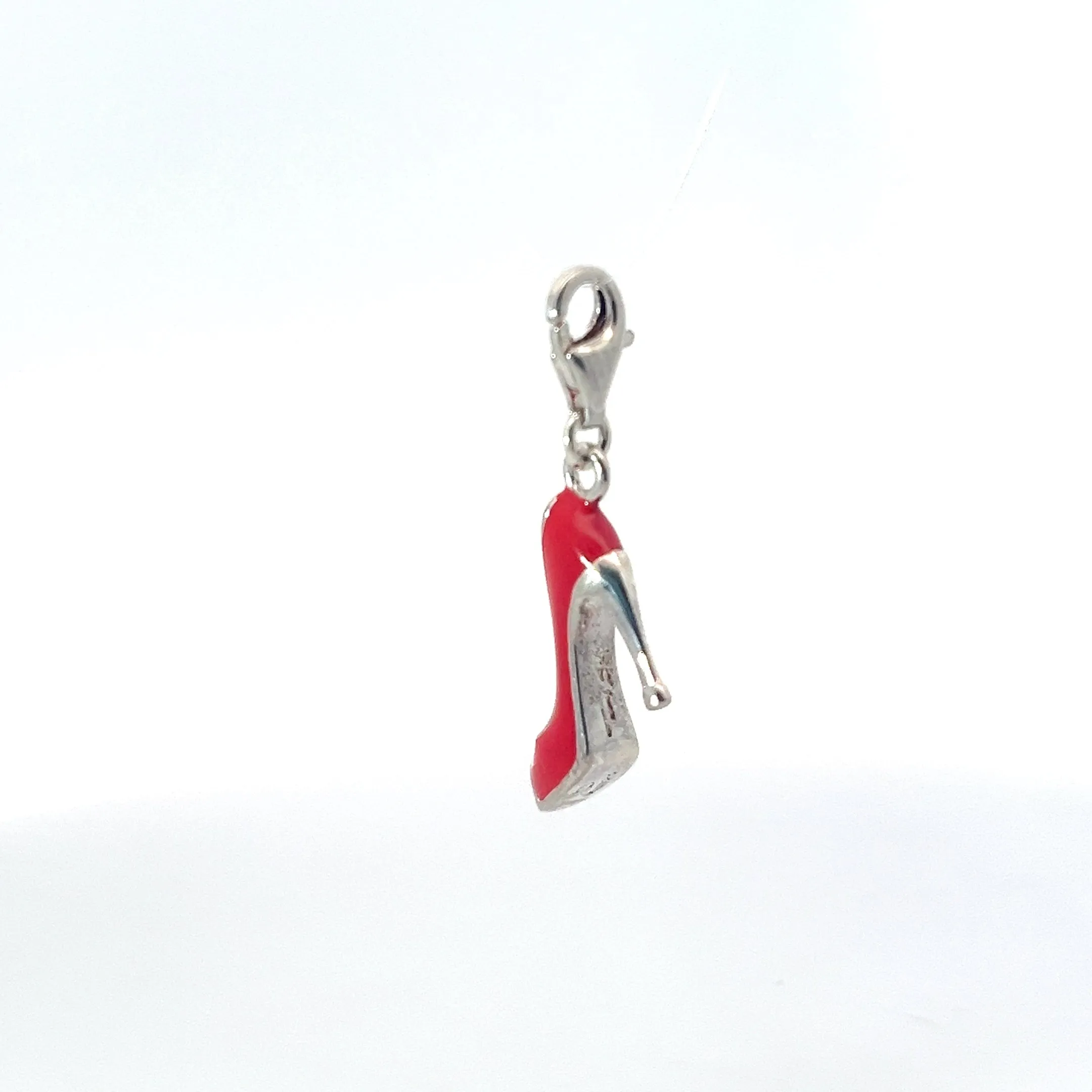 Pre-Owned Thomas Sabo 925 Red Enamel Stiletto Charm