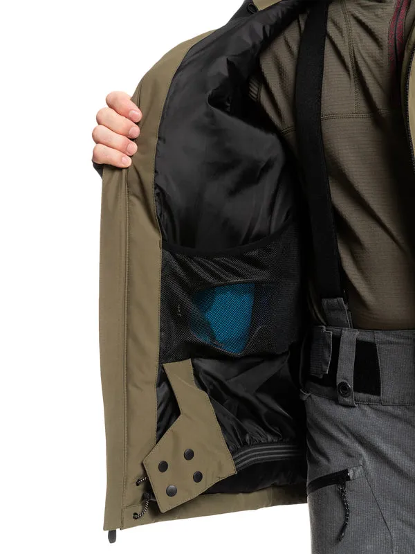 Quiksilver Mens Mission Plus Insulated Snow Jacket