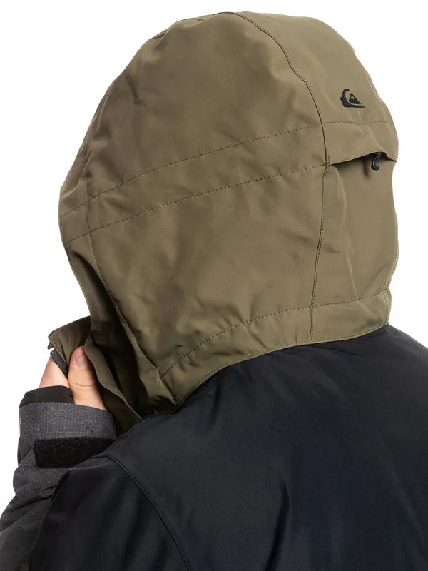 Quiksilver Mens Mission Plus Insulated Snow Jacket