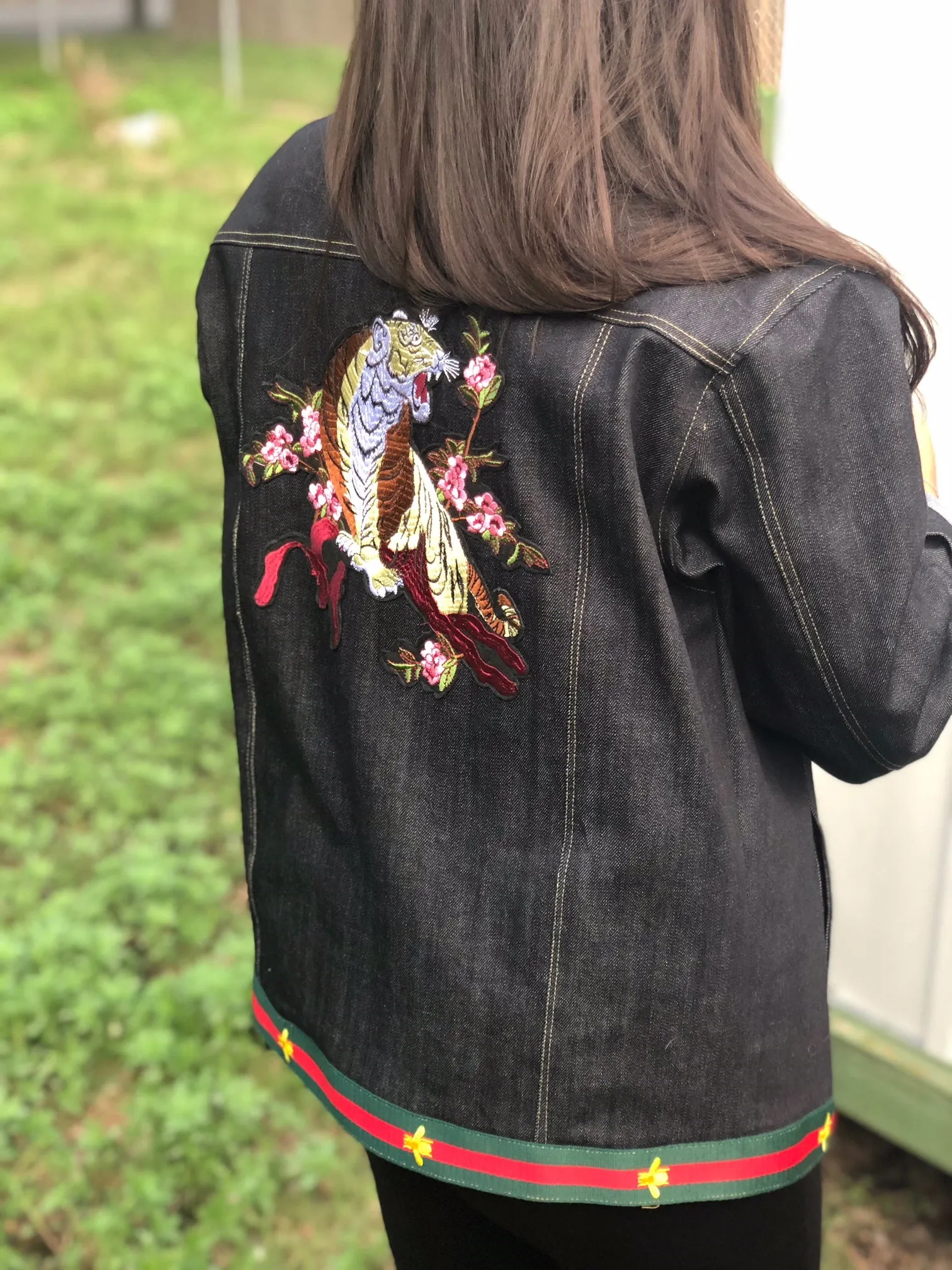 "California Dreamin” with Japanese embroidered tiger