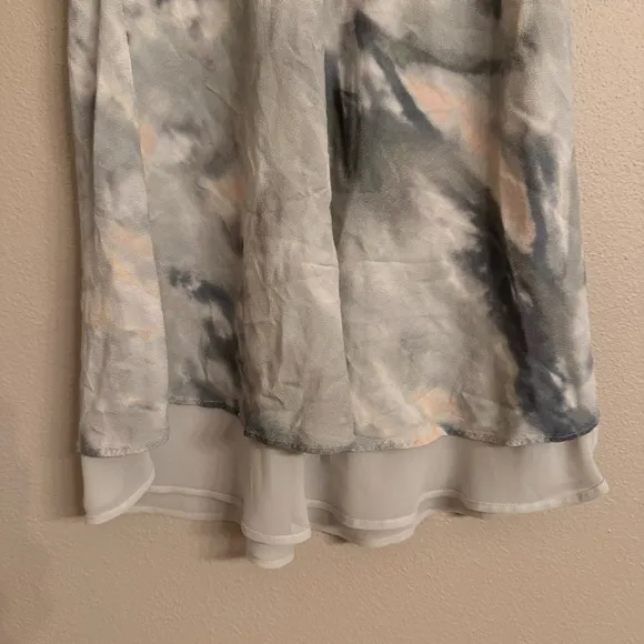 RAILS Anya‎ Watercolor Satin Midi Skirt