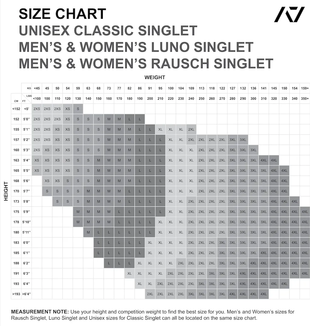 Rausch Men's Singlet - IPF Approved - Stealth