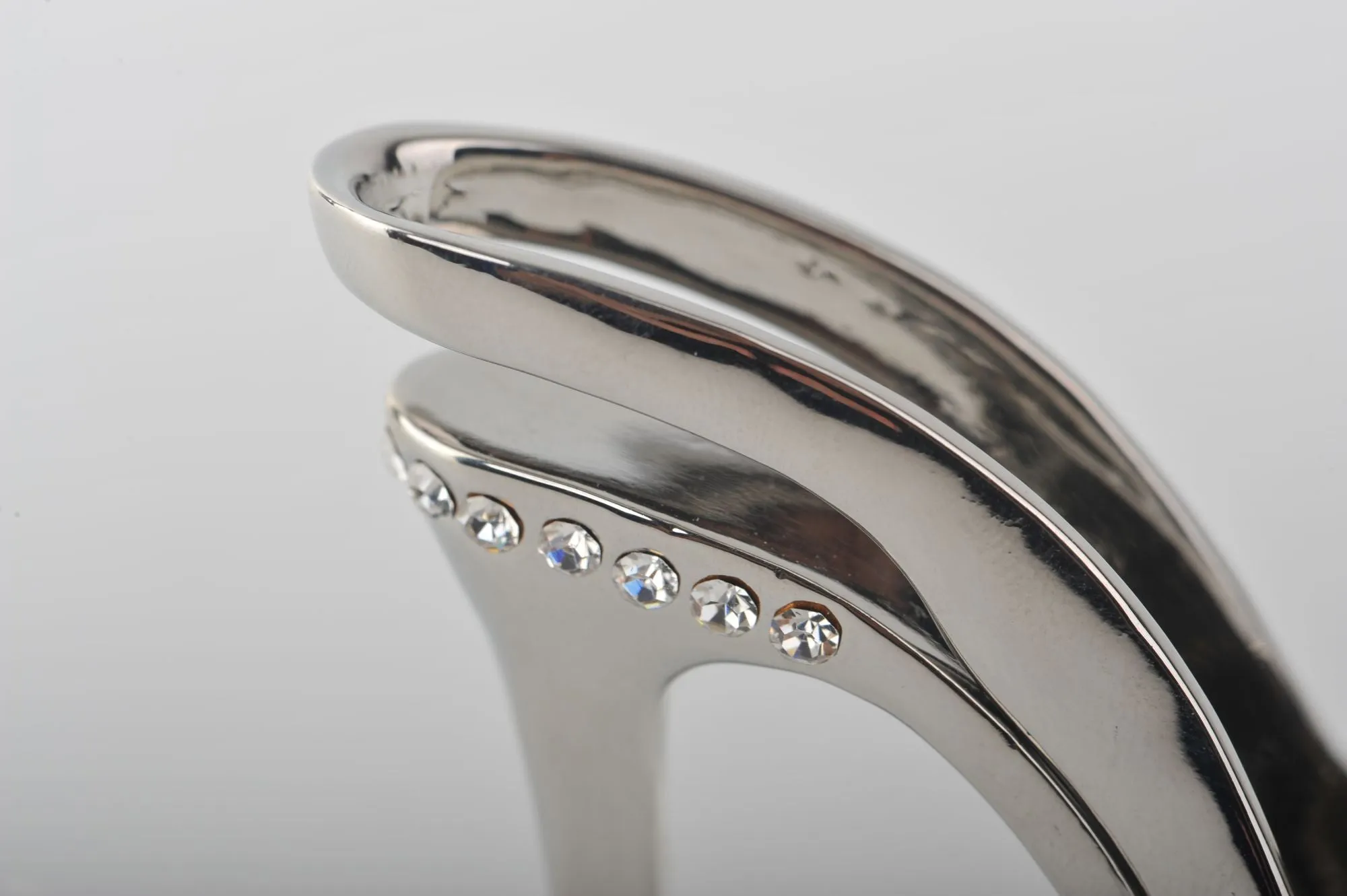 Red Silver Lady Trinket Shoe