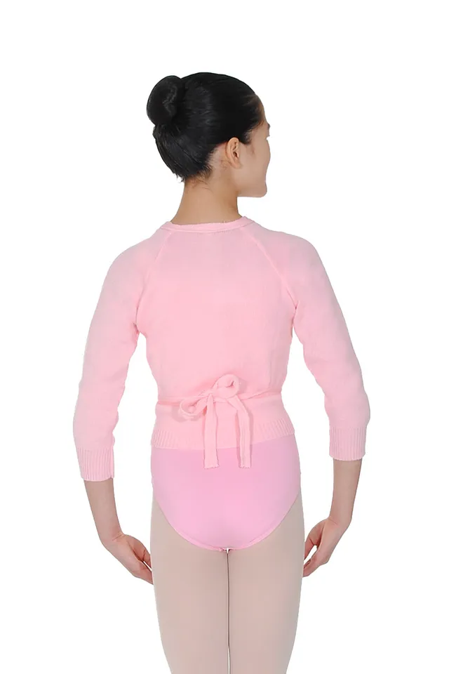 Roch Valley  Pink Acrylic Crossover Cardigan OL1L