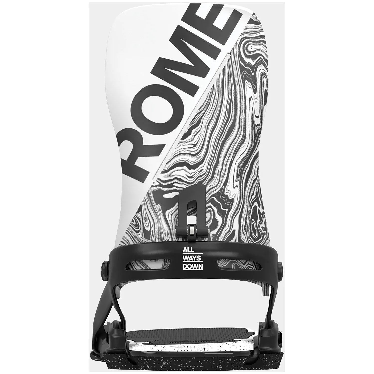Rome Katana Snowboard Bindings Mens 2025 Black / White