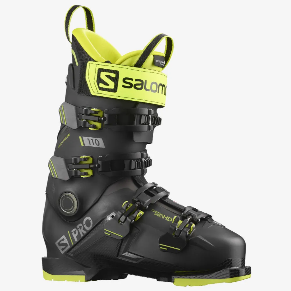 SALOMON S/Pro 110 ski boots - Mens - Black/Acid Grey