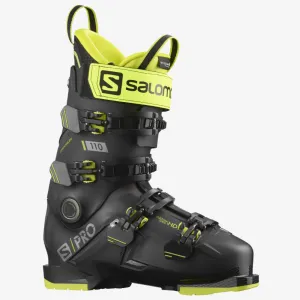 SALOMON S/Pro 110 ski boots - Mens - Black/Acid Grey