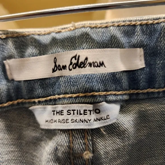 🔥Sam Edelman &quot;The Stiletto Jeans&quot; High Rise Skinny Ankle