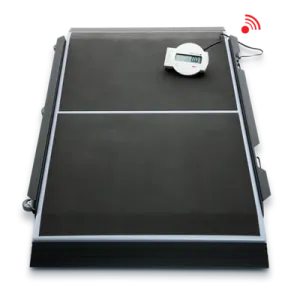 seca 657r - Class III high capacity digital platform scale for trolleys / stretchers with BMI. RS232 interface - ideal for Renal Units