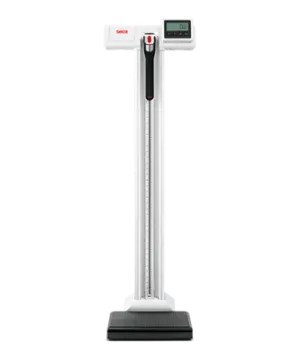 seca 777 NEW - Digital high capacity column scale with eye level display, built-in telescopic height measure, tilt proof platform, BMI