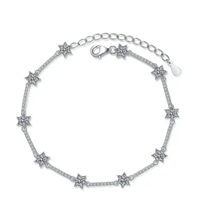 Six Pointed Star Diamond Bracelet