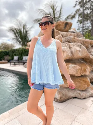 Sky Blue Tank By POL