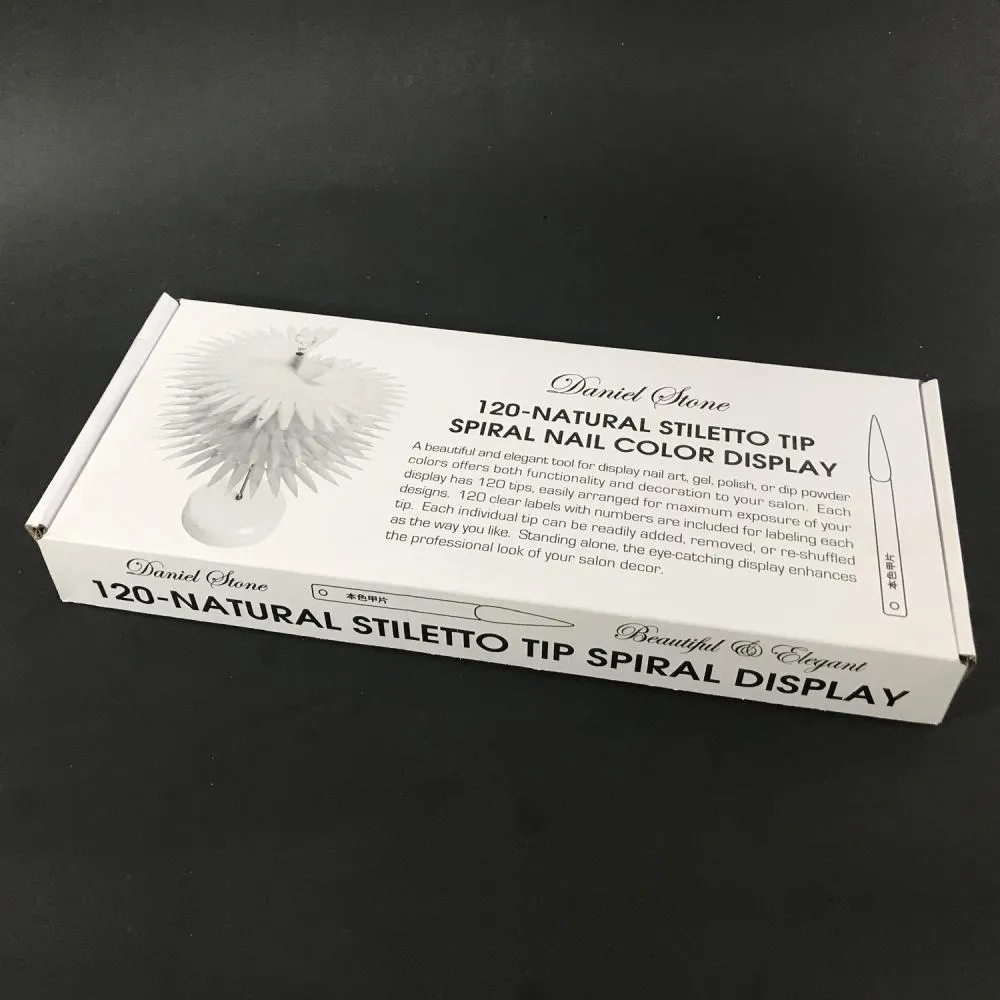 Spiral Color Swatches Display - Stiletto 120pc