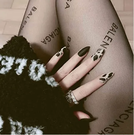 Stiletto Spotted Black