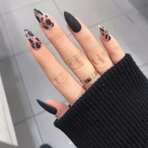 Stiletto Spotted Black