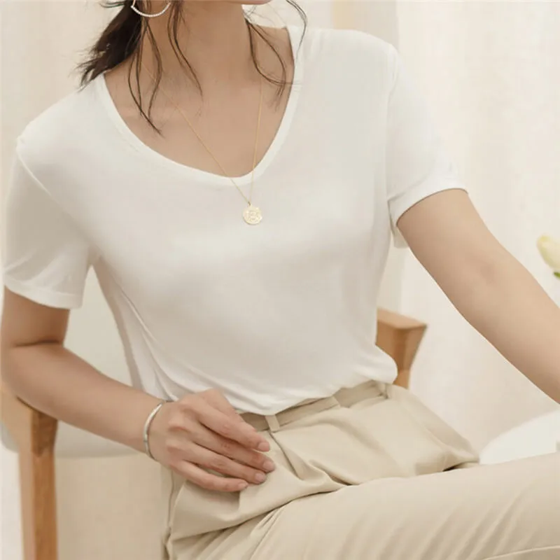Summer Casual Model T-Shirt