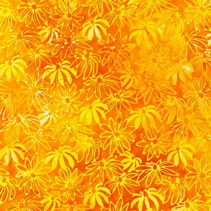 Summer Zest Batiks Orangeade - (2)