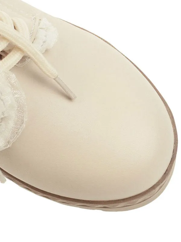 Sweet Lolita Footwear Round Toe Chunky Heel PU Leather Lolita Shoes