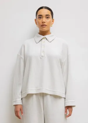 Teddy Collar Pullover (Cement)