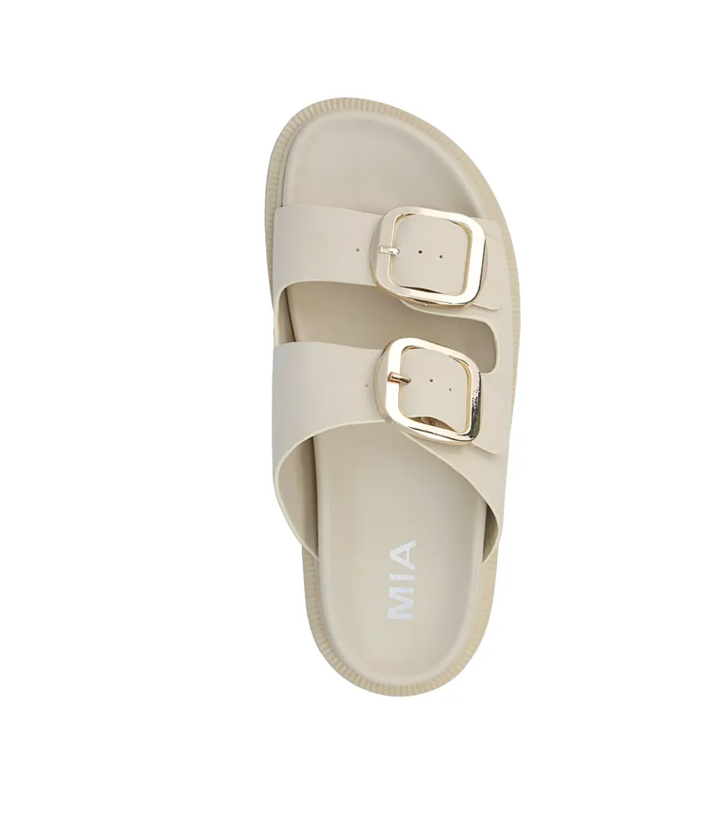 The Gen Seashell Dual Buckle Sandal | MIA SHOES