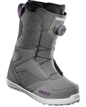 ThirtyTwo STW BOA Womens Snowboard Boots - Grey/Purple - 2022