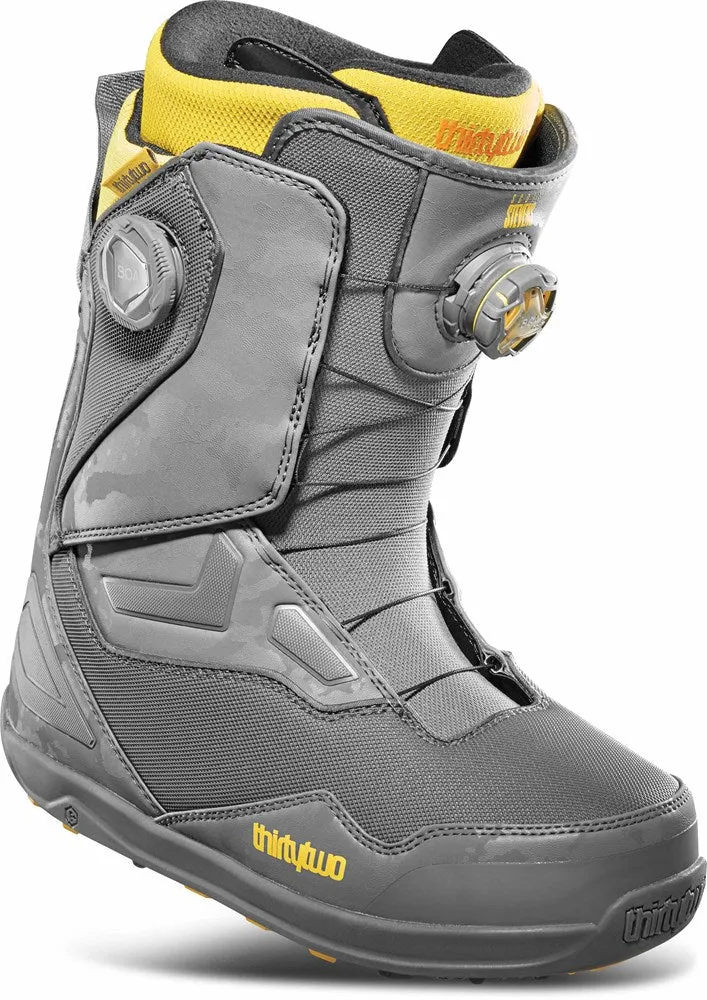 Thirtytwo TM-2 Double Boa Stevens Snowboard Boots Mens Grey / Yellow