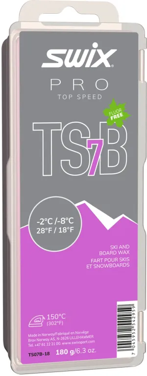 TS7 Black Glide Wax (-2C / -8C) - 180g - Past Season