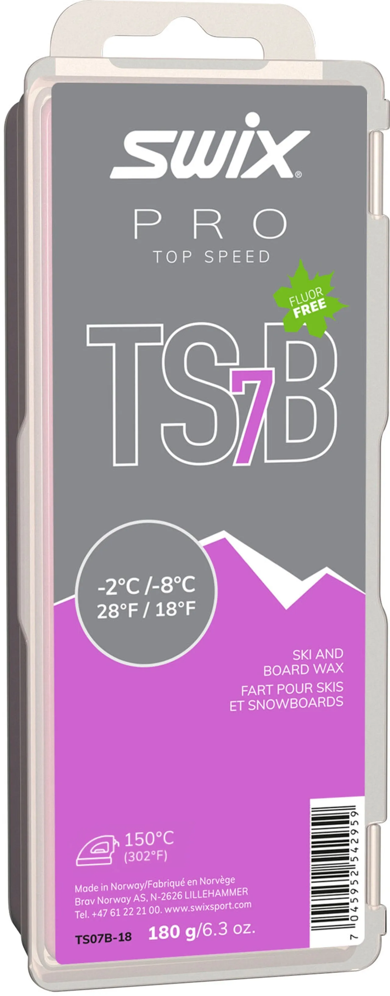 TS7 Black Glide Wax (-2C / -8C) - 180g - Past Season