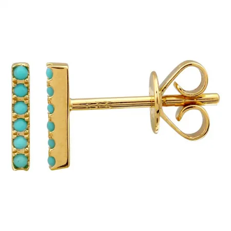 TURQUOISE EAR BAR
