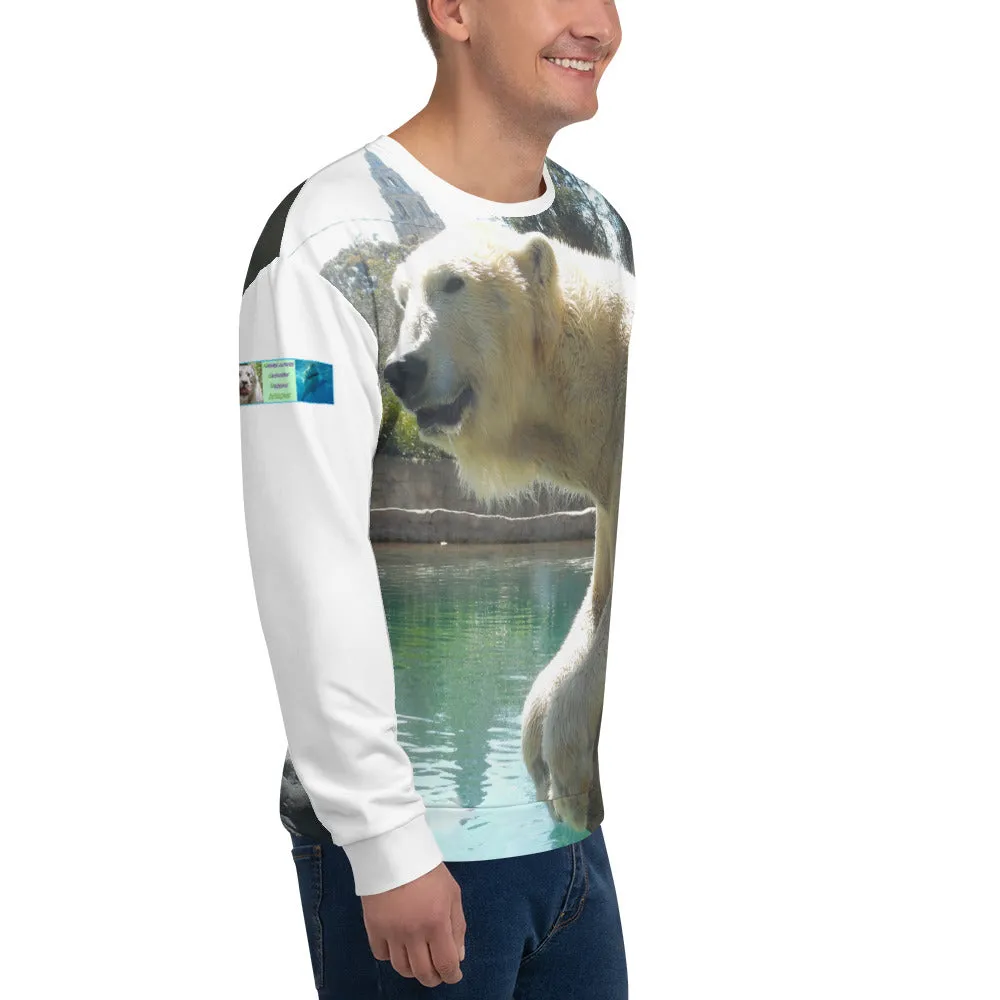 Unisex Premium Sweatshirt - 2-Sided All-over Print - Arctic Polar Bear Collection