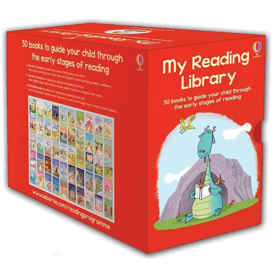 Usborne My Second Reading Library 50 Books Set Collection Pack Early Level 3 and 4 and Young Reading series One Paperback